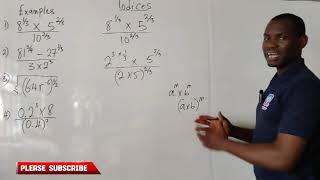 Laws of indices with solved examples maths indices index [upl. by Enilarak556]