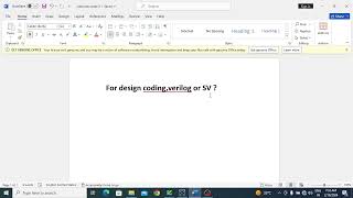 system verilog or verilog for design coding VLSI DV DEV [upl. by Rogozen]