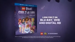 Lego Friends Girlz 4 Life Bluray DVD amp Digital HD Trailer 2016 [upl. by Smail]