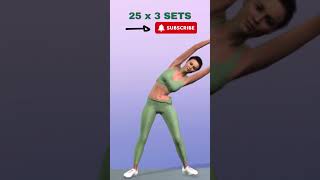 Blast Belly Fat with Side to Side Bends for a Tighter Waist [upl. by Aekal]