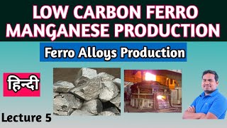 Low Carbon Ferro ManganeseFerroalloys Production metallurgy [upl. by Jeremias]