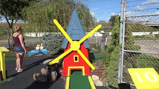 ⛳Windmill on the Vitense Golfland Miniature Golf Course [upl. by Rustie]