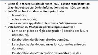 Bases de données dictionnaire de données Relations dépendances fonctionnelles formes normales [upl. by Luapnhoj323]