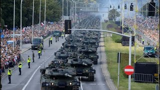 Найбільший військовий парад в історії ПольщіPoland celebrates Armed Forces Day with military parade [upl. by Ahserak593]