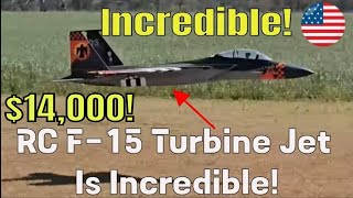 14000 RC BVM F15 Turbine Jets Incredible Take Off [upl. by Jammie638]