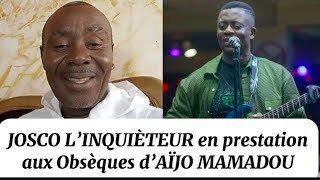 Josco l’inquiéteur en prestation aux obsèques d’Aïjo Mamadou [upl. by Eahsel]