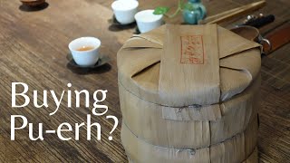 TIPS on BUYING PUERH Tea How to Buy for Aging [upl. by Leimad]