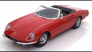 Modelissimo KKScale Ferrari 365 California Spyder red [upl. by Airol]