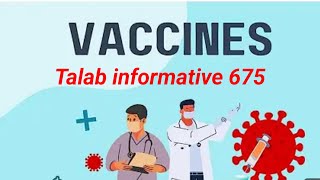 Vaccine Vaccination AntigenAntibodies  Class 10 BiologyVaccines kia ha talabinformative675 [upl. by Elyrad]