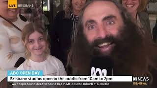 From gardening guru to correspondent for fun Costa Georgiadis joined us at ABC Brisbane’s open day [upl. by Yv]