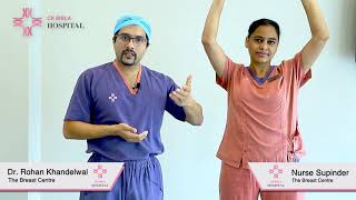 Correct technique of breast self examination to detect breast cancer early  Dr Rohan Khandelwal [upl. by Anidene]