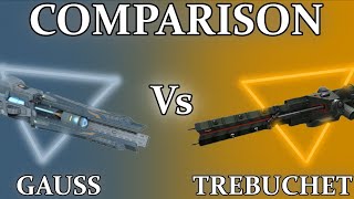 Gauss Vs Trebuchet Comparison  War Robots [upl. by Onida323]