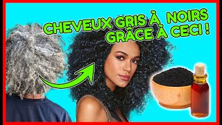 voici comment transformer les cheveux blancs et gris en cheveux noirs naturellement [upl. by Assirolc]