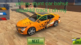 yellow Stunt Car Bahut Mushkil Track  Oh My God 🚘🚙🎈quotMR SRS CRAZY [upl. by Derwon464]