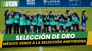 La Selección Femenil de México ganó su primer Oro en Panamericanos [upl. by Ahsyen858]