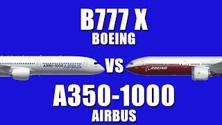 Boeing 777x vs A3501000  Which one is your favorite [upl. by Adimra]