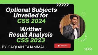 The BEST Optional Subjects Unveiled for CSS 2024 CSS 2023 Written Result AnalysisDetailed Analysis [upl. by Ed335]