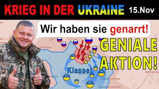 15NOVEMBER VOR ALLER AUGEN  Ukrainische Streitkräfte liefern taktisches Meisterwerk [upl. by Roger439]