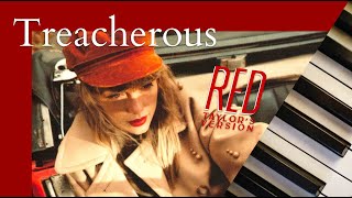 treacherous  taylor swift  red taylor’s version calm piano ♪ [upl. by Killian]