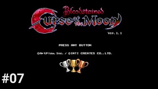 Bloodstained Curse of the Moon 07 GUIA DE TROFÉUS [upl. by Dane]