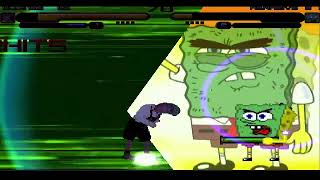 MUGEN REQUEST 82  Godines vs Abrasive Spongebob [upl. by Elfstan]