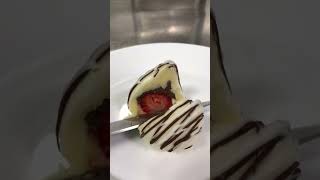 White Chocolate amp Brigadeiro Strawberry chocolate asmr dessert strawberry white [upl. by Chu697]