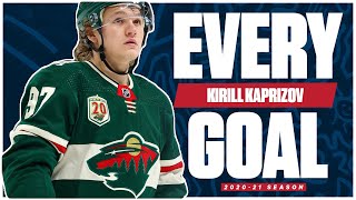 Every Kirill Kaprizov Goal From The 202021 NHL Season [upl. by Rhetta]