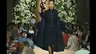 Yves Saint Laurent haute couture fall winter 1995  part 1 [upl. by Ahseinet]