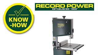 KnowHow Series Table fitment and Set up on the BS250 10” Bandsaw [upl. by Ynaittirb]