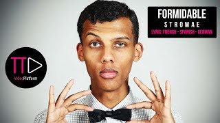 Formidable  Stromae  LyricLetra DeutschEspañolFrench KARAOKE [upl. by Etezzil]