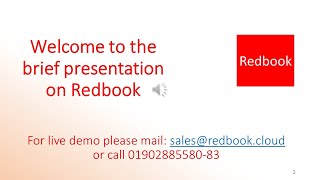 Short presentation on Redbook ERP [upl. by Yecnay]