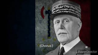 Maréchal nous voilà  Unoffical Anthem of the Vichy Regime [upl. by Boothman843]