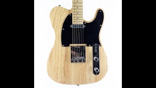 PRODIPE TELECASTER TC80 ASH  Guitar Shop Barcelona [upl. by Eisdnil729]