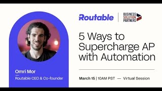 Webinar Recording 5 Ways to Supercharge AP with Automation [upl. by Esylla]