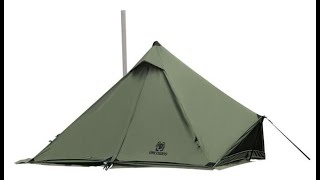 Is OneTigris Conifer Canvas Tent with Stove Jack for 1 or 2 People [upl. by Maribel]