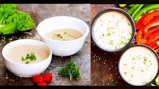 Tahini Paste amp Tahini Sauce  Easy Tahini Recipe [upl. by Pollyanna308]