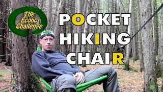 Bushcraft Hammock Chair  Truly Pocket Sized  Econo Challenge [upl. by Spiro]