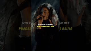 Lorde  Royals  subtitulada español letra • English Lyrics • Spanish Lyrics [upl. by Ripp]