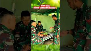 Kopral dikerjain auto nanti malam kumpul 😂🤣 tni komando prajurittangguh tniad abdinegara [upl. by Aisenat]