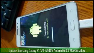 Update Samsung Galaxy S5 SMG900V Android 601 Marshmallow [upl. by Carny]