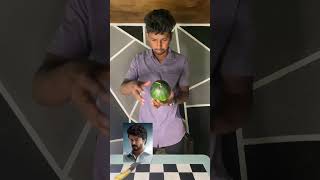 Cutting Vijay photo watermelon 🍉 carve fruit thalapathy watermelon shorts [upl. by Knox]