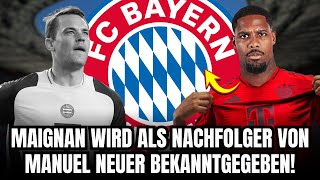 ES IST GERADE PASSIERT DER ERSATZ FÜR NEUER HAT GERADE BEIM FC BAYERN MÜNCHEN UNTERSCHRIEBEN [upl. by Rennerb]