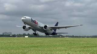 Amazing Boeing 777 takeoff fedex shorts viral trending delhiairport boeing boeingaircraft [upl. by Blackmore679]