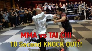 MMA vs Tai Chi 10 Second KNOCK OUT ✅ [upl. by Emelda]