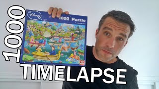 DISNEY PUZZLE 1000 pieces  TIMELAPSE  Fun On The Water [upl. by Lemart]