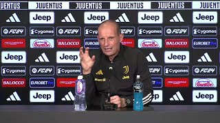 JUVE  ROMA  Allegri quotorgoglioso di essere accostato a Mourinhoquot Conferenza stampa [upl. by Huber]