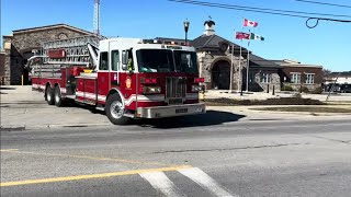 St Catharines Fire Ladder 4 Responding [upl. by Inek]