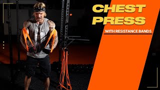 Chest Press with Resistance Bands  Wraparound Press [upl. by Ahmad]