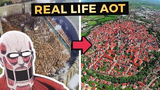 We visited the Real Life ATTACK ON TITAN Town in Nördlingen Germany [upl. by Larochelle899]