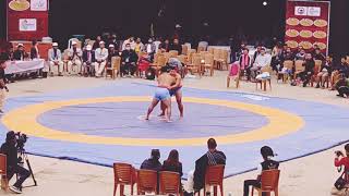 14th International Hornbill Naga Wrestling 2021 Final match episode [upl. by Gone]